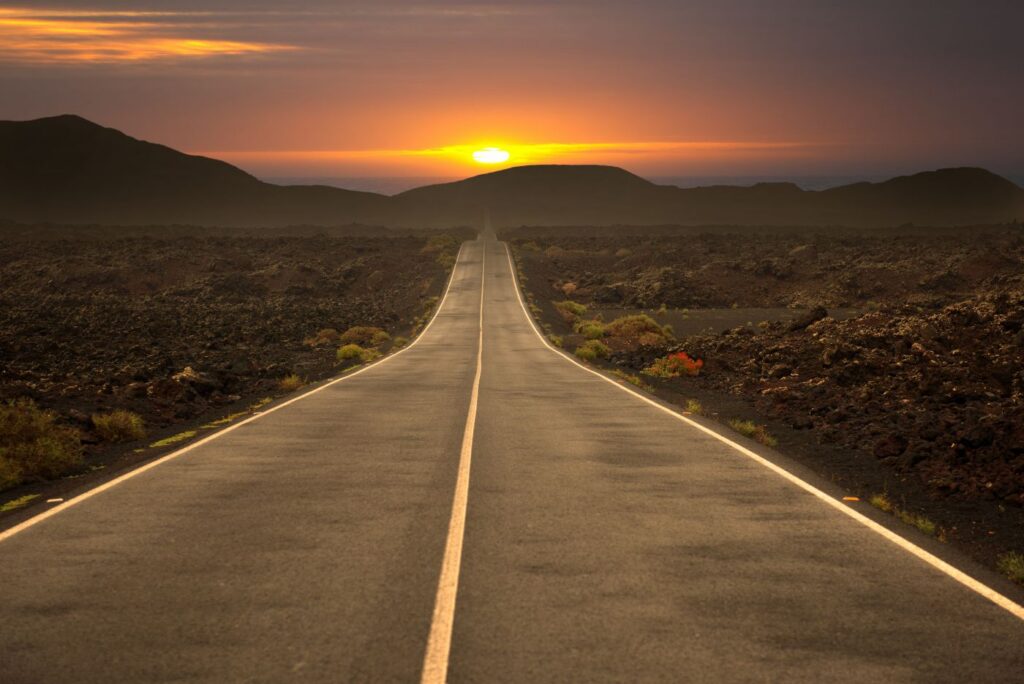 Road in the highway